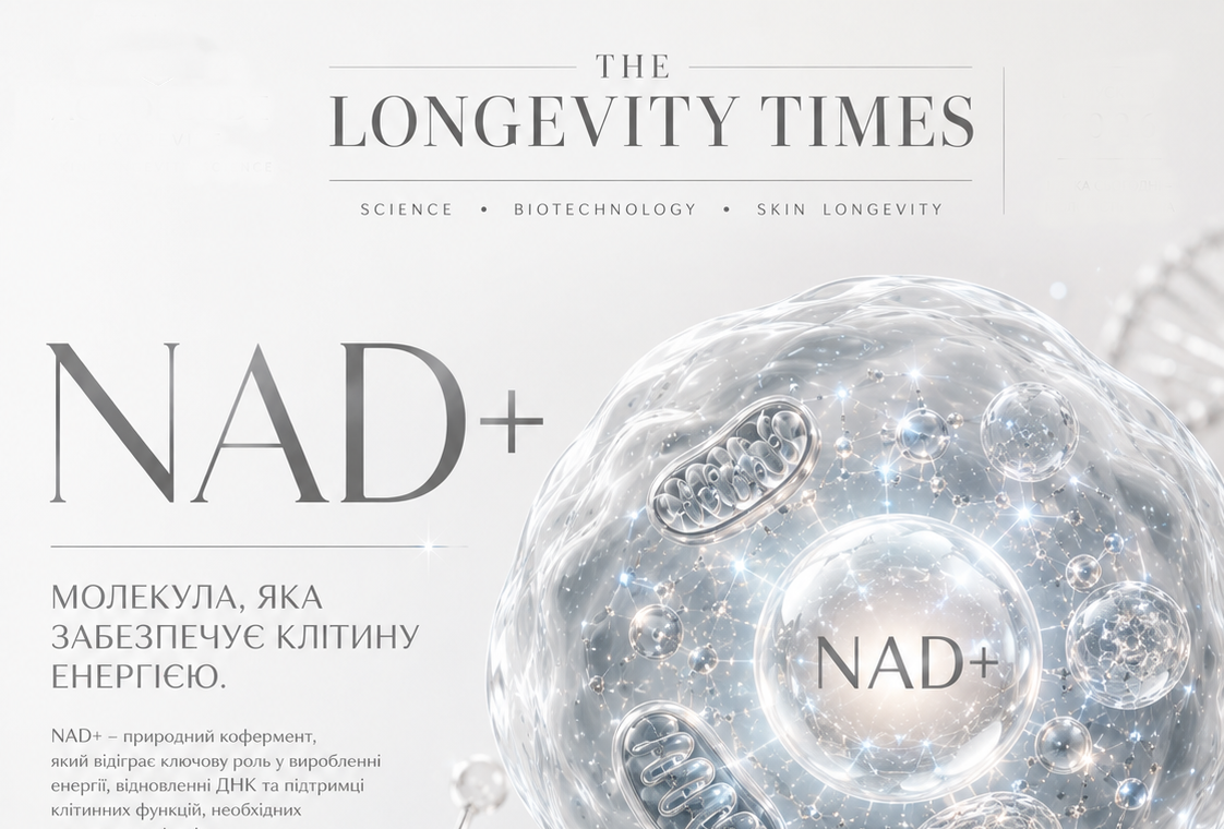 NAD+: енергія, яка допомагає клітині виконувати свою роботу — AGE DECODE ExoRevive, Skin Longevity Series